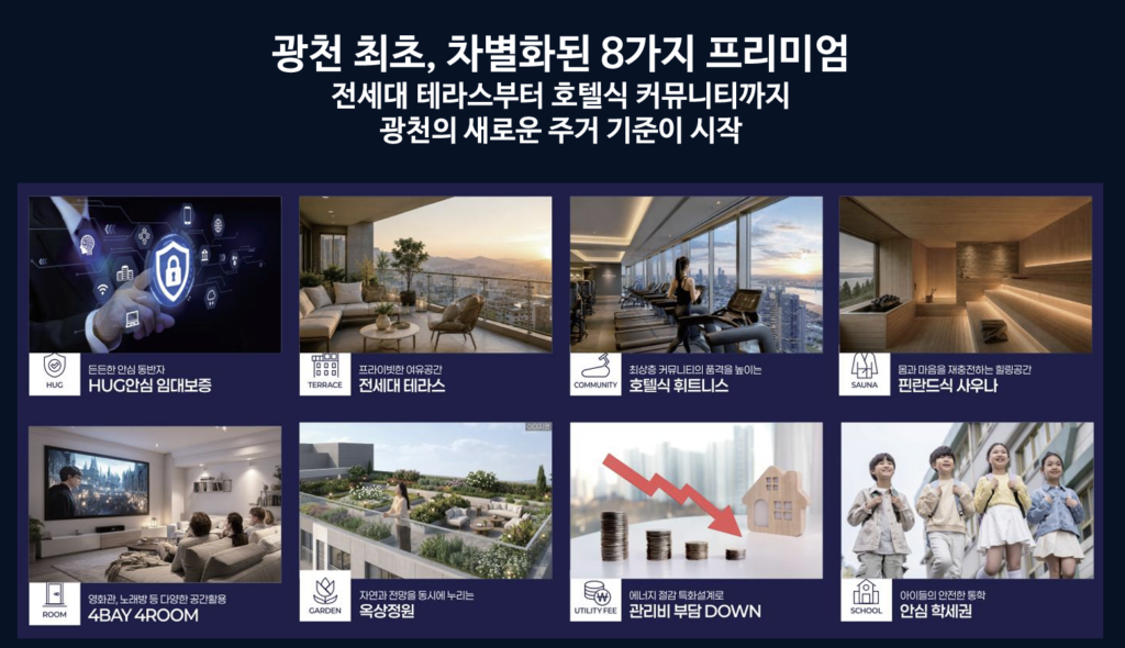 광천 승원팰리체 더테라스 커뮤니티 시설